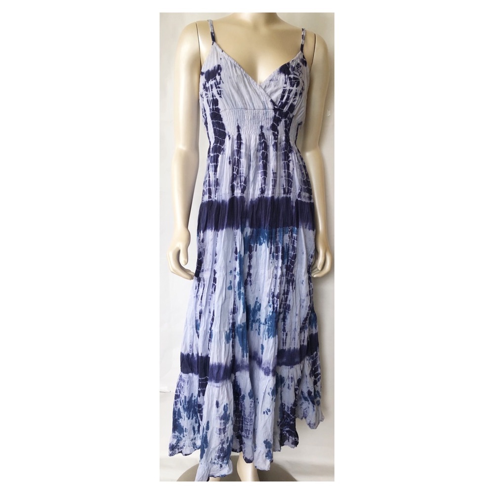 Coline ♥️ Tie Dye Empire Waist Maxi Dress